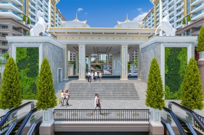 Апартаменты 1+1 в новом шикарном жилом комплексе района Махмутлар фото 5