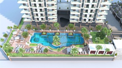 Апартаменты 1+1 в новом шикарном жилом комплексе района Махмутлар фото 7