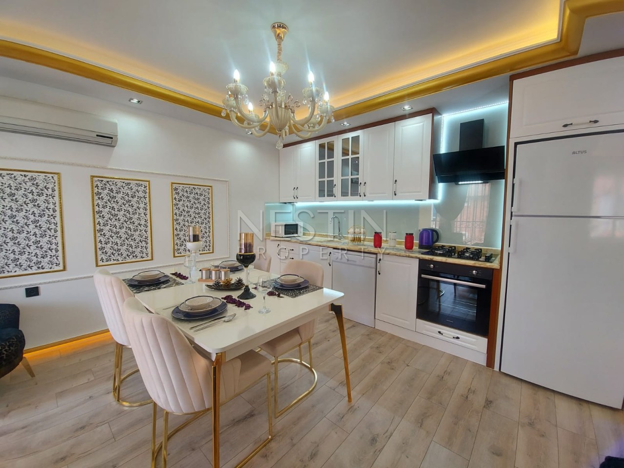 Уютная квартира 2+1 в районе Махмутлар с частичным видом на море фото 7