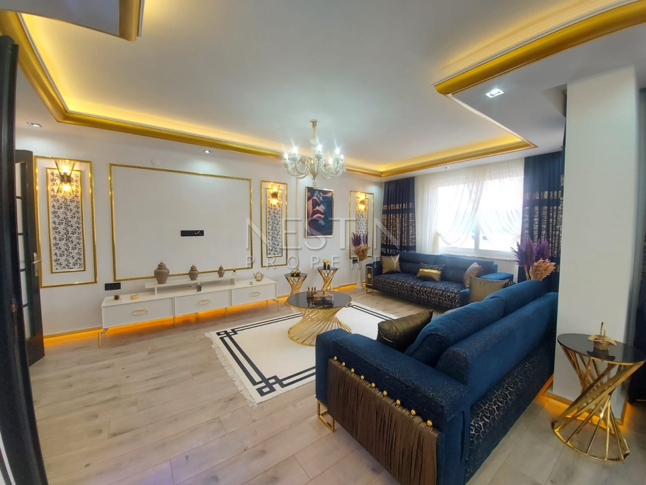 Уютная квартира 2+1 в районе Махмутлар с частичным видом на море фото 8