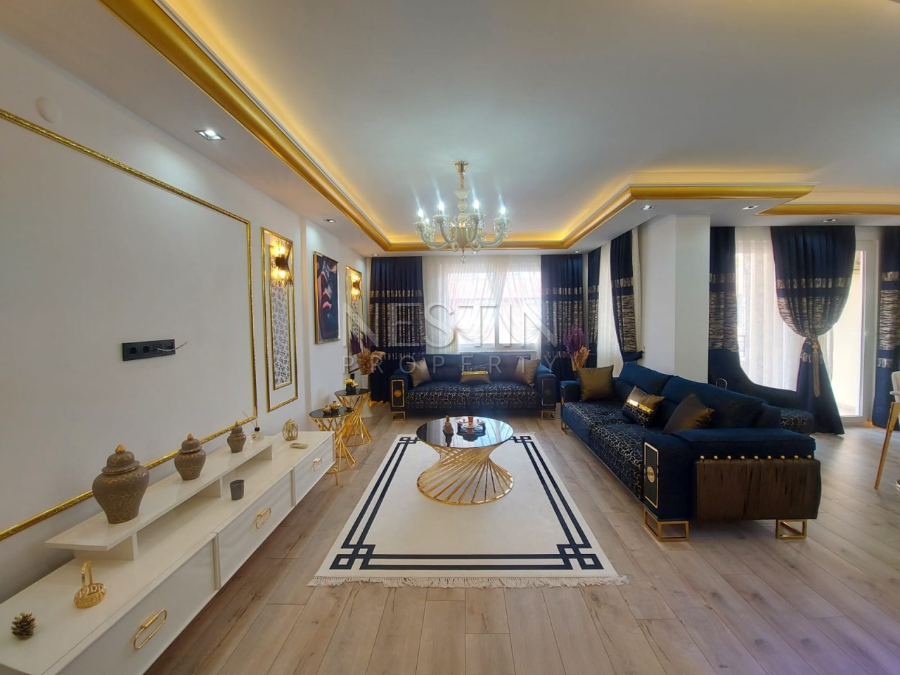 Уютная квартира 2+1 в районе Махмутлар с частичным видом на море фото 9