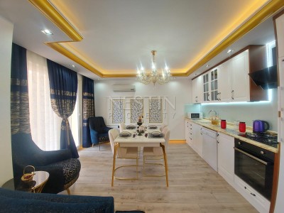 Уютная квартира 2+1 в районе Махмутлар с частичным видом на море фото 10