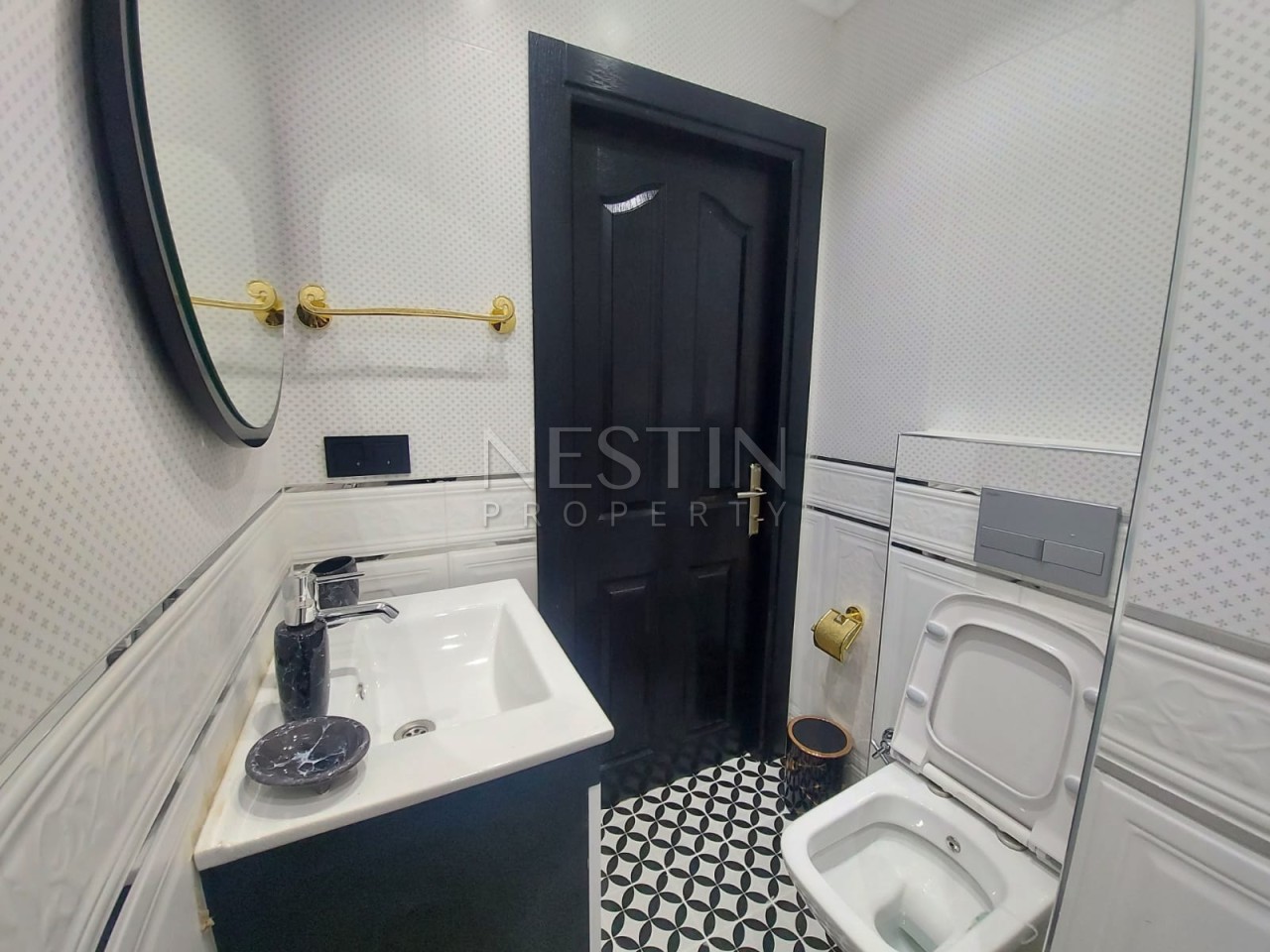 Уютная квартира 2+1 в районе Махмутлар с частичным видом на море фото 24