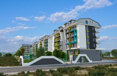 Квартира 1+1 в новом комплексе района Каргыджак в 100 м от моря фото 3