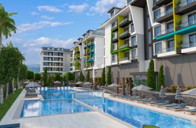 Квартира 1+1 в новом комплексе района Каргыджак в 100 м от моря фото 4