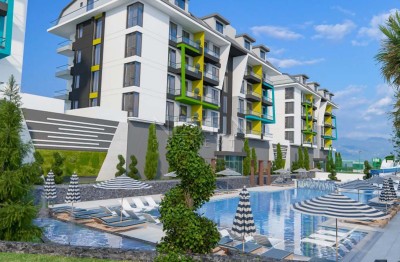 Квартира 1+1 в новом комплексе района Каргыджак в 100 м от моря фото 5