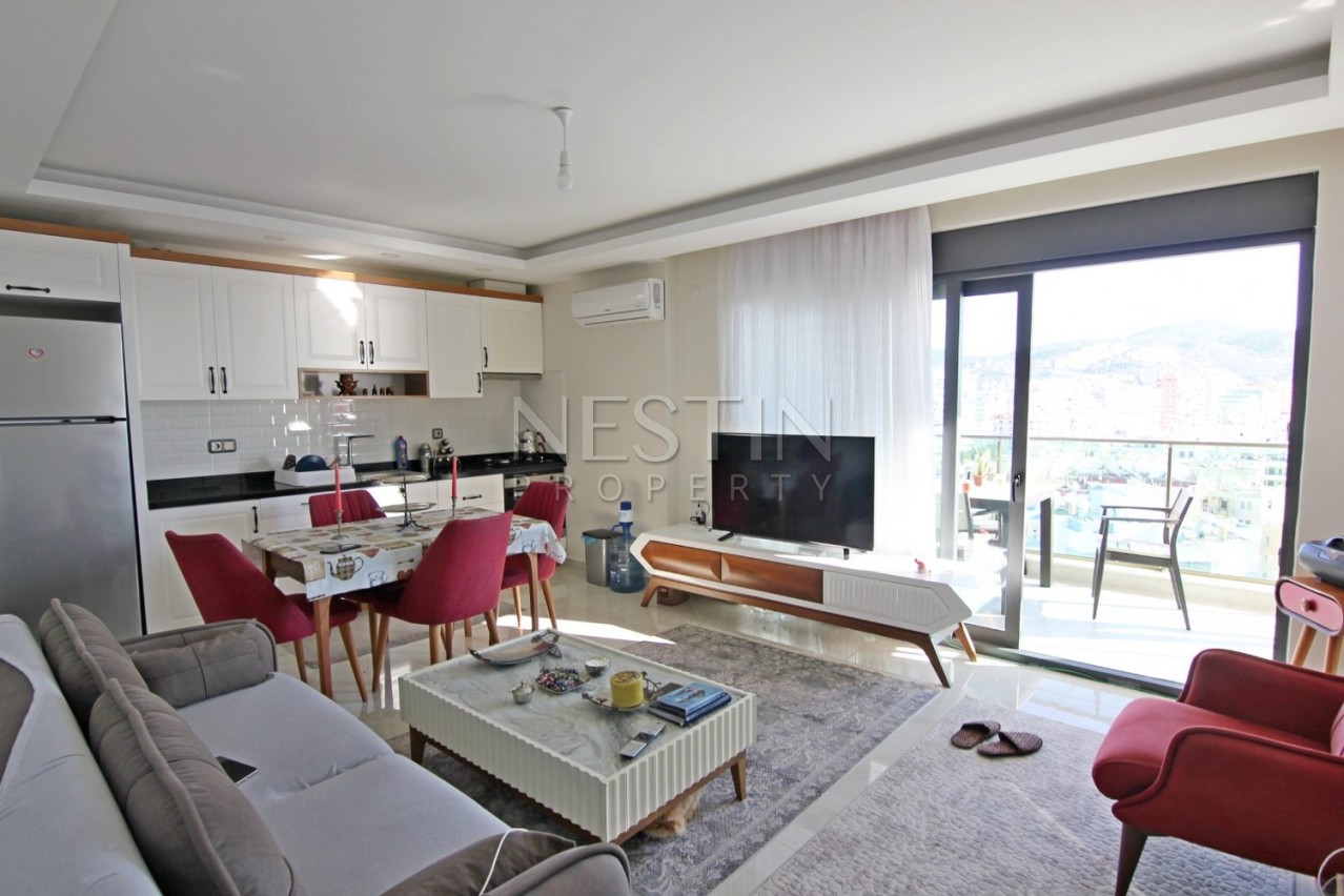 Квартира 2+1 в районе Махмутлар с видом на море и горы фото 14