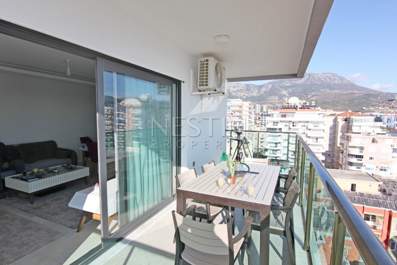 Квартира 2+1 в районе Махмутлар с видом на море и горы фото 24