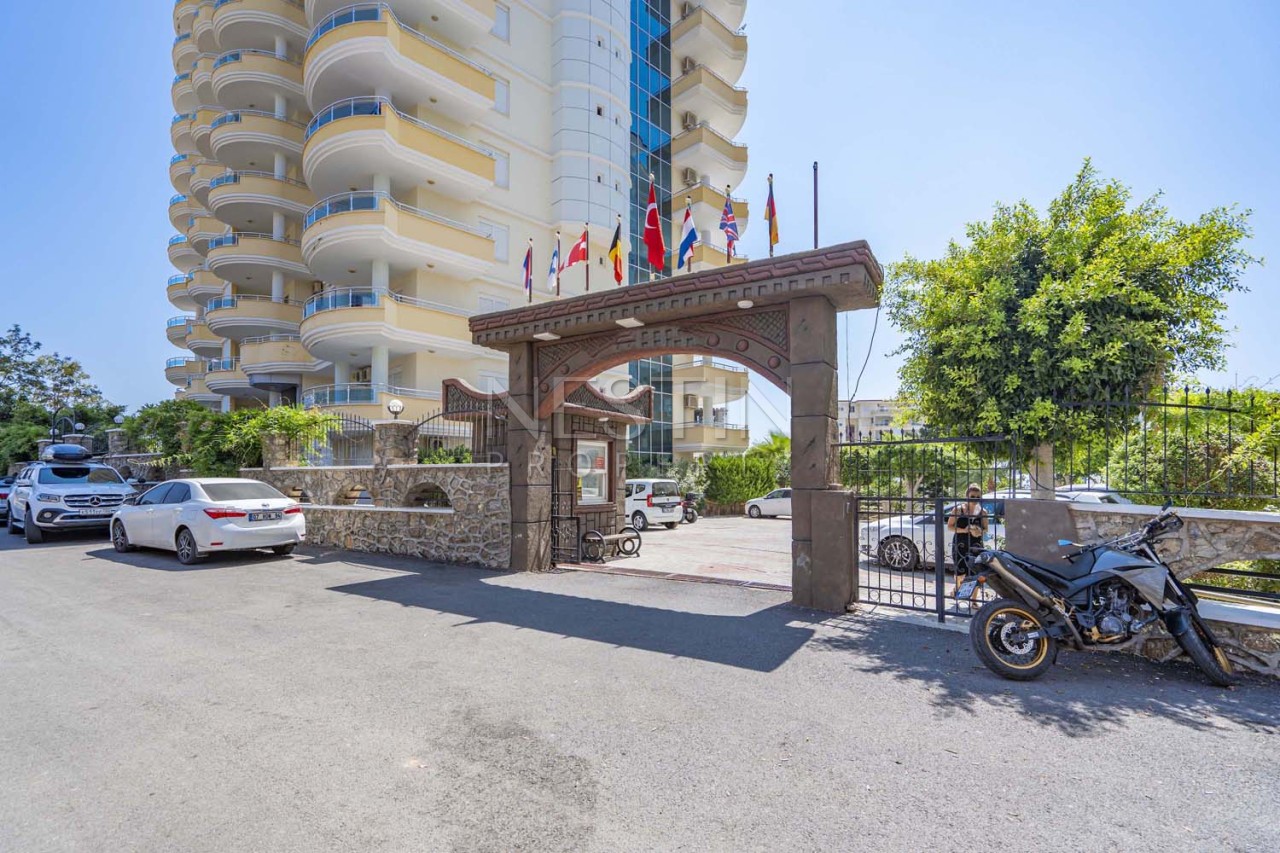 Квартира пентхаус 4+1 в комплексе района Махмутлар с видом на море и горы фото 4