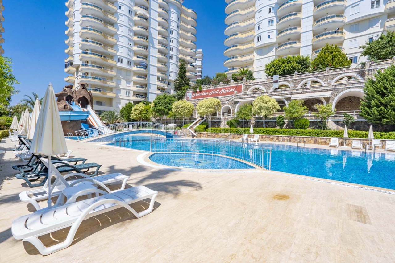 Квартира пентхаус 4+1 в комплексе района Махмутлар с видом на море и горы фото 5