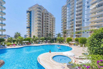 Квартира пентхаус 4+1 в комплексе района Махмутлар с видом на море и горы фото 6