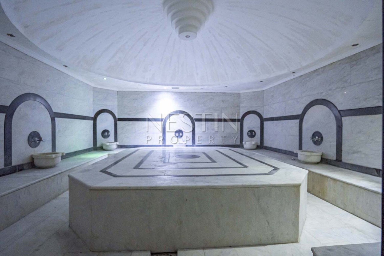 Квартира пентхаус 4+1 в комплексе района Махмутлар с видом на море и горы фото 14