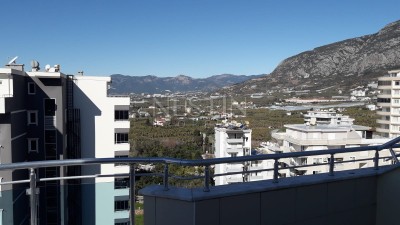 Квартира пентхаус 4+1 в комплексе района Махмутлар с видом на море и горы фото 53