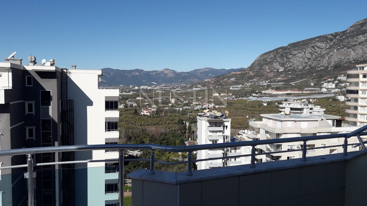 Квартира пентхаус 4+1 в комплексе района Махмутлар с видом на море и горы фото 53