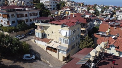 Дуплекс вилла 3+1 в центре города Аланья с красивым видом на горы и море фото 1