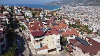Дуплекс вилла 3+1 в центре города Аланья с красивым видом на горы и море фото 4