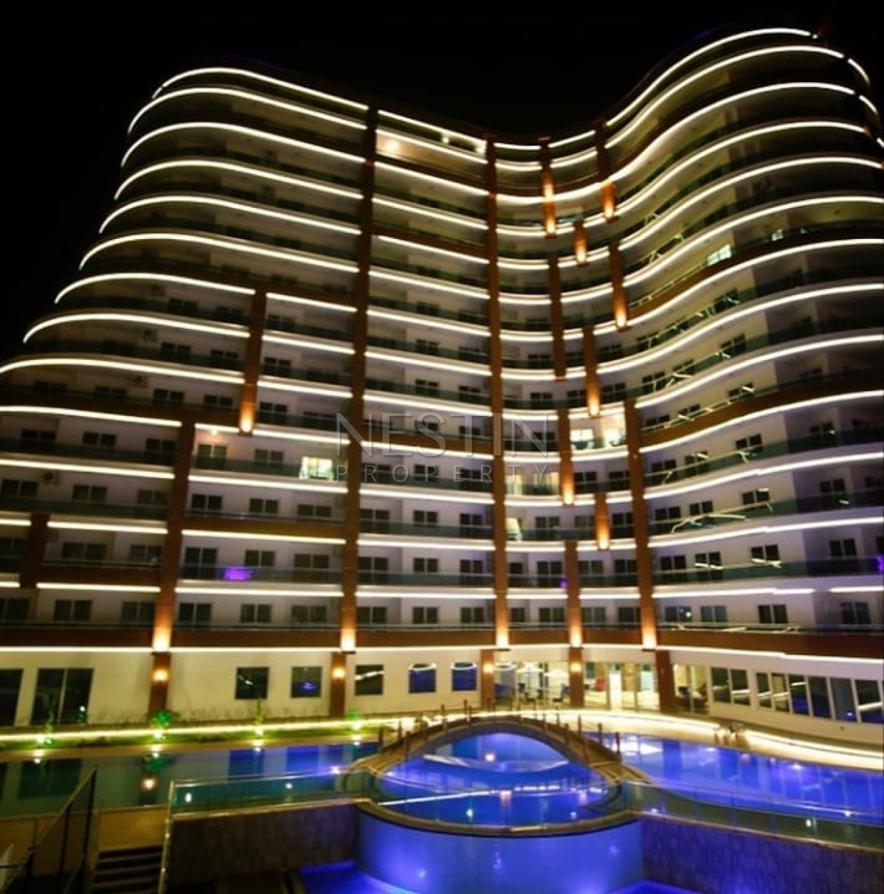 Апартаменты 1+1 в комплексе района Махмутлар в 550 м от моря фото 3