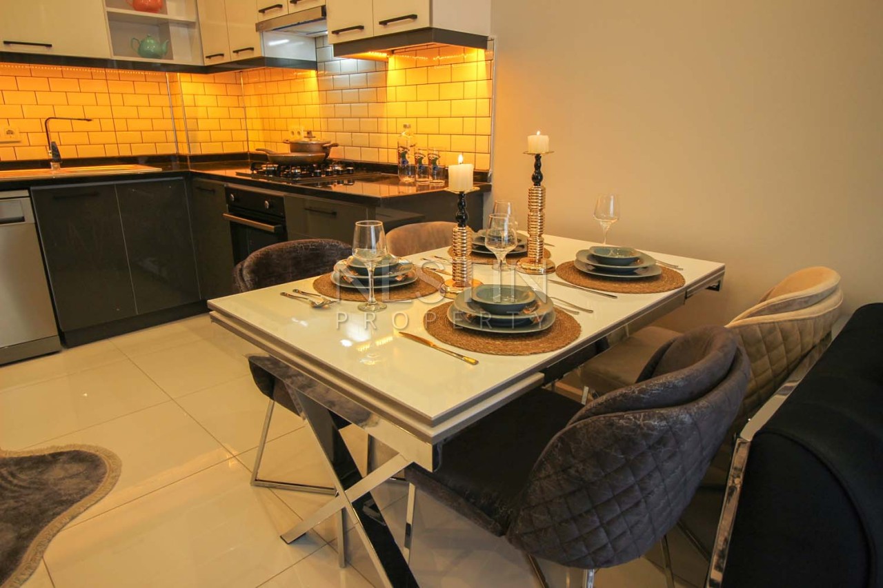 Стильная квартира 1+1 в новом комплексе района Оба фото 22