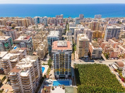 Квартира пентхаус 4+2 в районе Махмутлар с красивым видом на море фото 2