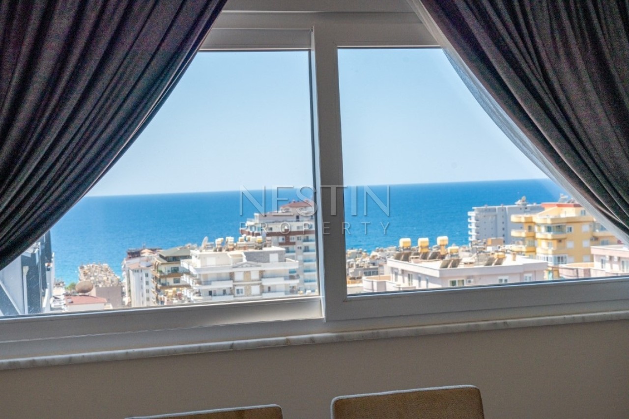 Квартира пентхаус 4+2 в районе Махмутлар с красивым видом на море фото 22