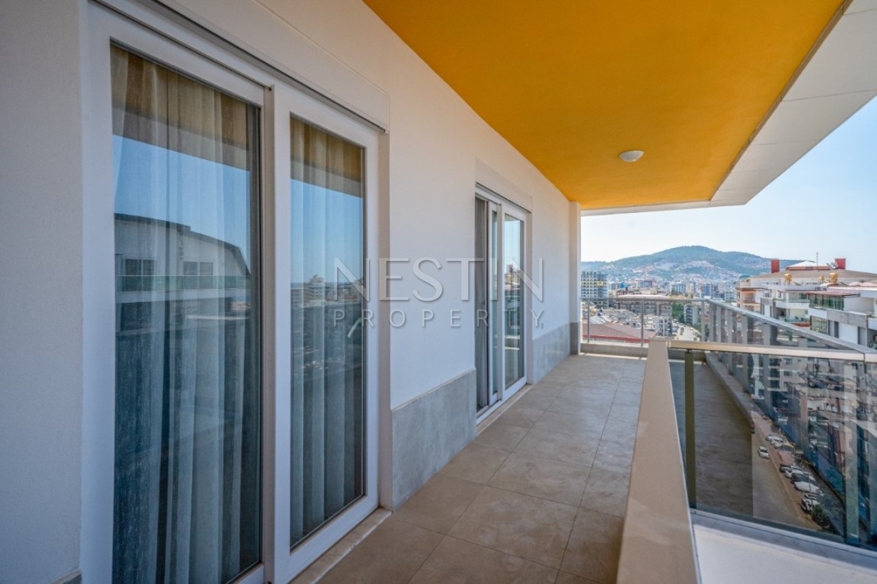 Квартира пентхаус 4+2 в районе Махмутлар с красивым видом на море фото 24