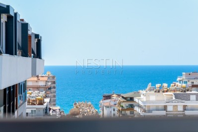 Квартира пентхаус 4+2 в районе Махмутлар с красивым видом на море фото 25