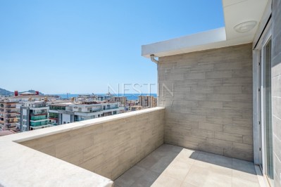 Квартира пентхаус 4+2 в районе Махмутлар с красивым видом на море фото 30