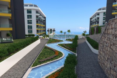 Квартира 1+1 в шикарном комплексе отельного типа в районе Каргыджак фото 31