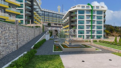 Квартира 1+1 в шикарном комплексе отельного типа в районе Каргыджак фото 34