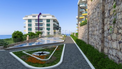 Квартира 1+1 в шикарном комплексе отельного типа в районе Каргыджак фото 35