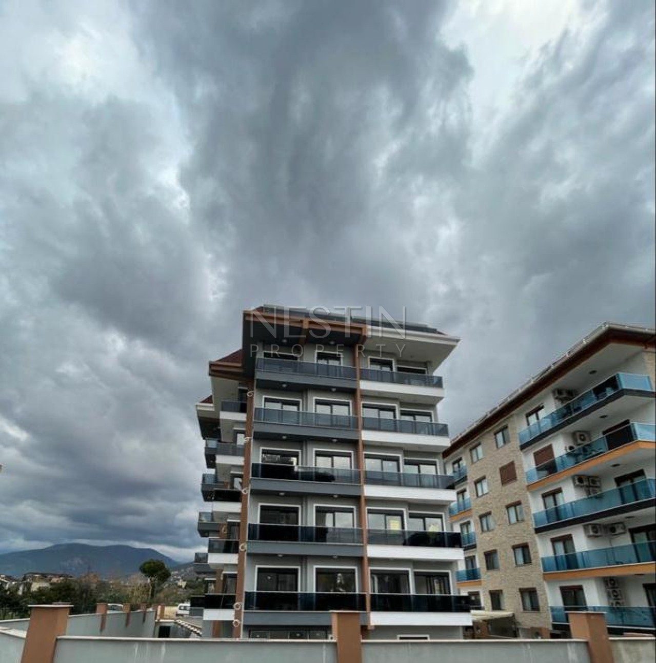 Пентхаус 2+1 в новом комплексе района Кестель в 100 м от моря фото 1