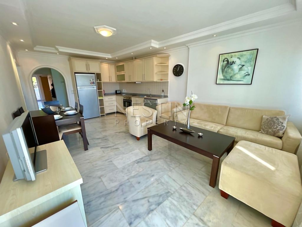 Просторная квартира 2+1 в районе Тосмур в 700 м от Средиземного моря фото 21