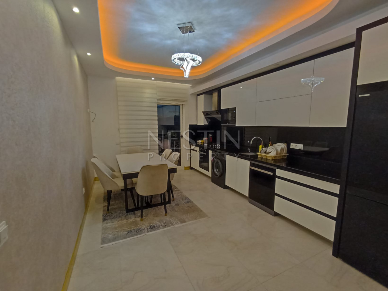 Стильная квартира 3+1 в хорошем комплексе района Махмутлар фото 11