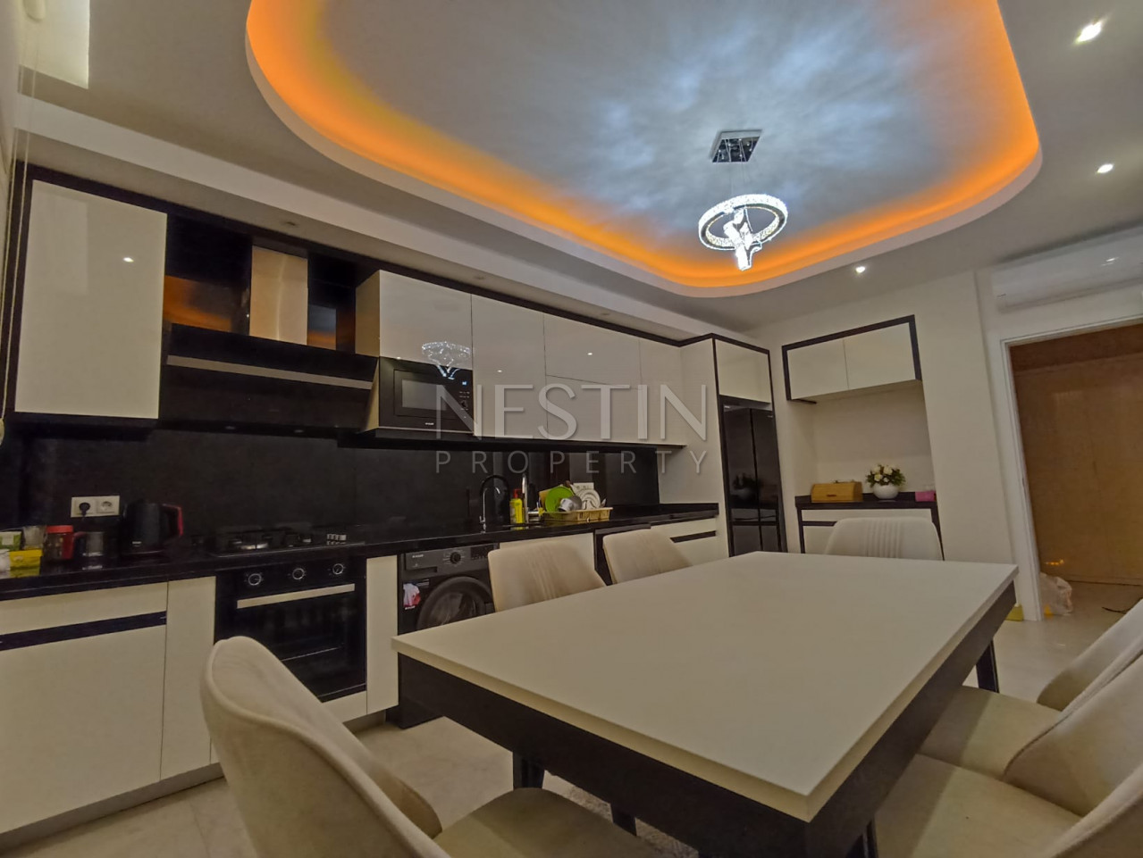 Стильная квартира 3+1 в хорошем комплексе района Махмутлар фото 12