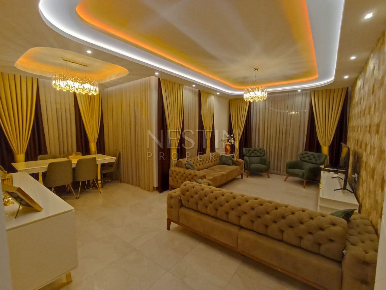 Стильная квартира 3+1 в хорошем комплексе района Махмутлар фото 16