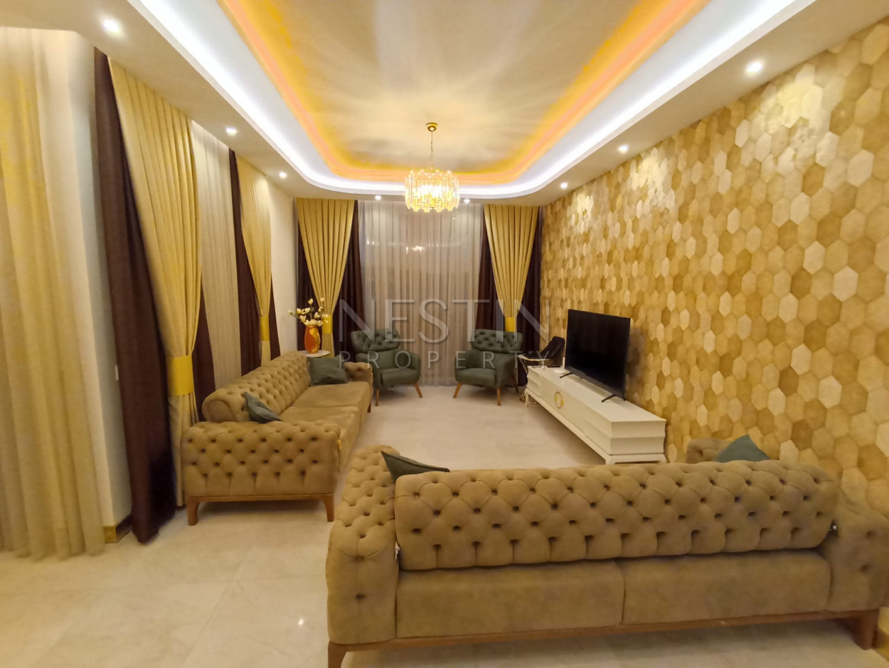 Стильная квартира 3+1 в хорошем комплексе района Махмутлар фото 18