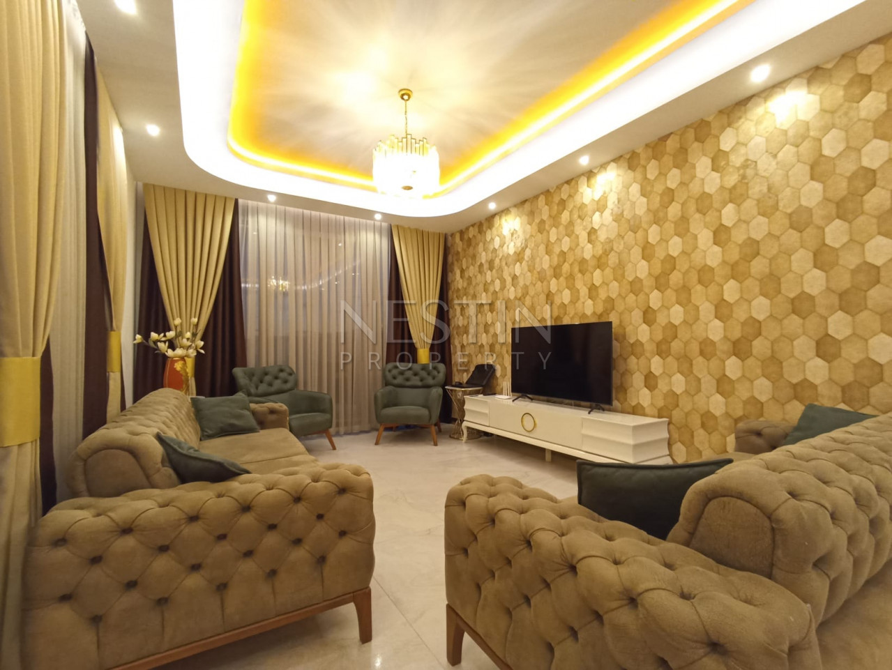 Стильная квартира 3+1 в хорошем комплексе района Махмутлар фото 20