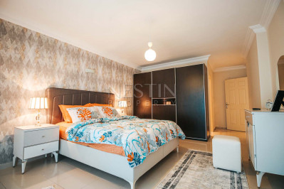 Большая квартира 2+1 в комплексе отельного типа в районе Махмутлар фото 16