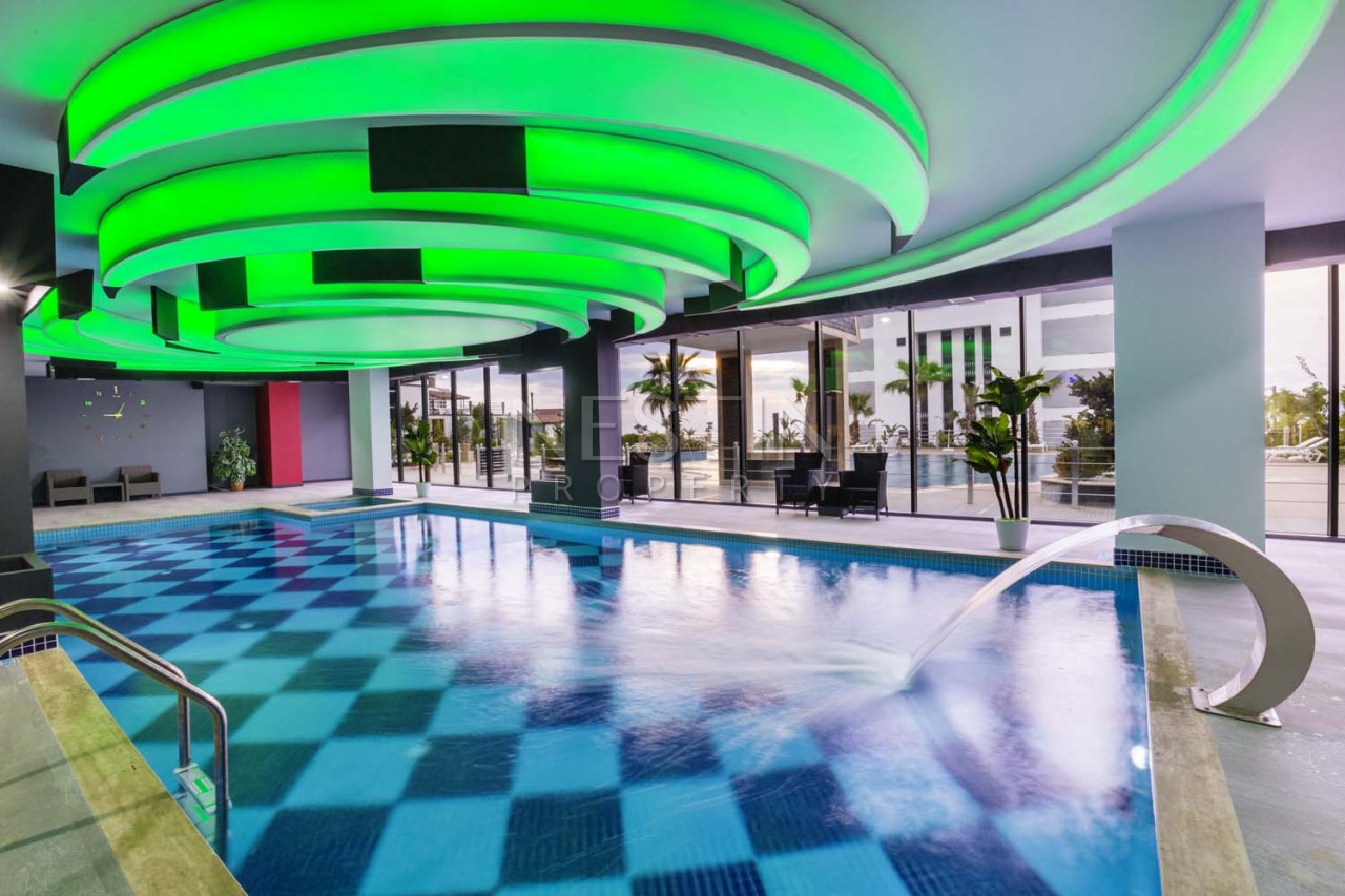 Квартира дуплекс 2+1 в районе Каргыджак с видом на Средиземное море фото 13