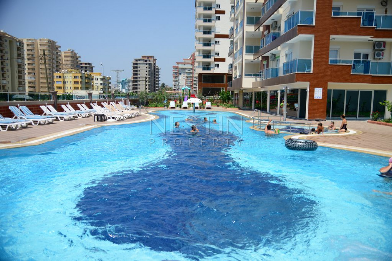 Просторная квартира 1+1 в хорошем комплексе района Махмутлар фото 6