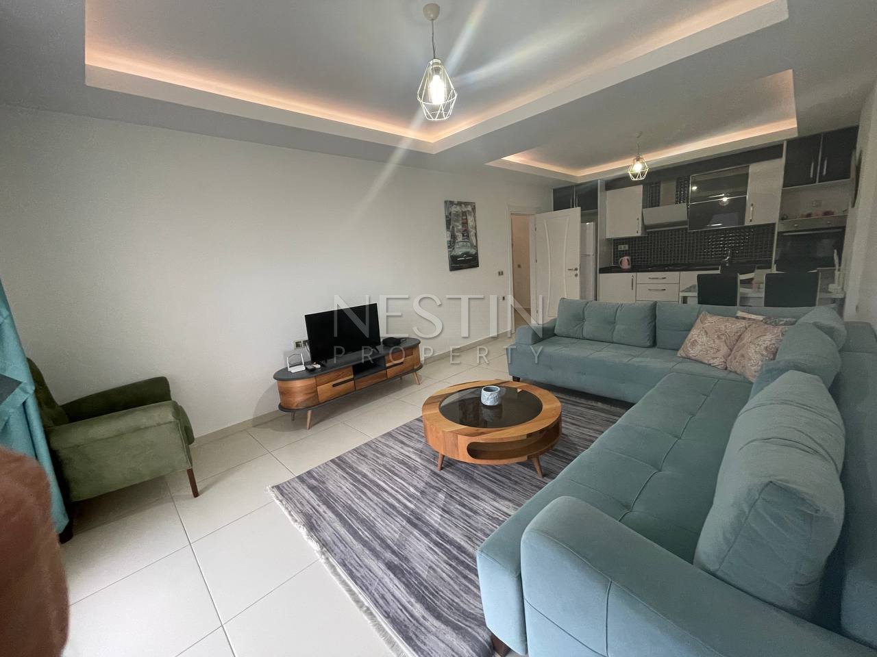 Просторная квартира 1+1 в хорошем комплексе района Махмутлар фото 44