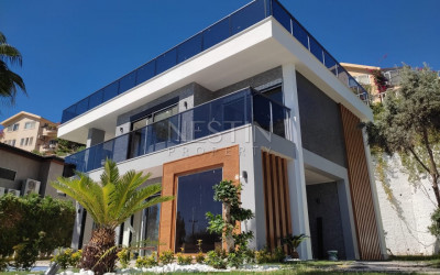 Вилла 3+1 в районе Каргыджак с красивым видом на море и горы фото 6