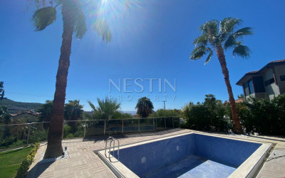 Вилла 3+1 в районе Каргыджак с красивым видом на море и горы фото 11