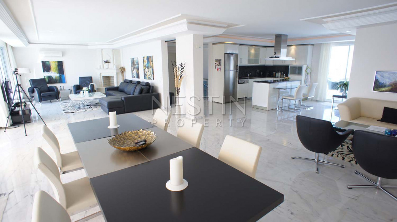 Большая квартира пентхаус 4+1 в районе Тосмур в 50 м от моря фото 18