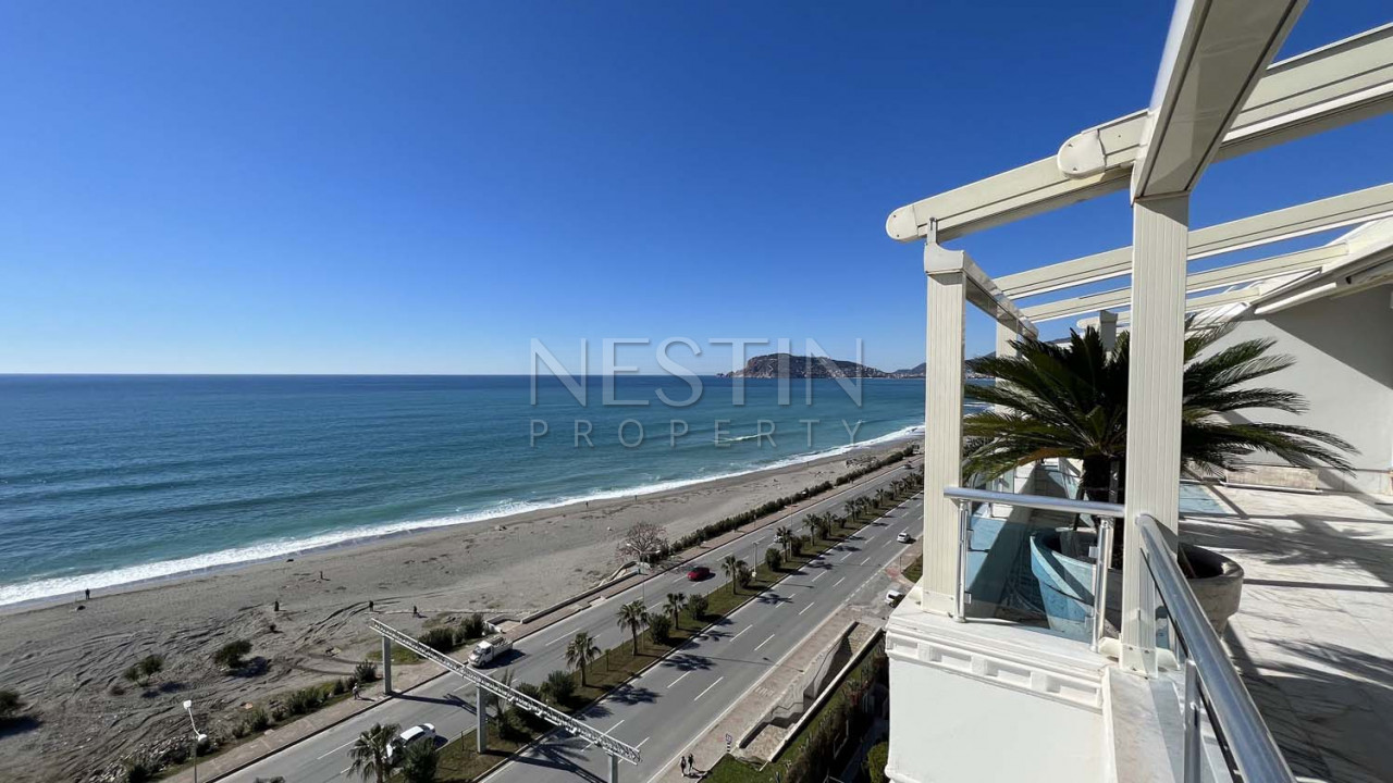 Большая квартира пентхаус 4+1 в районе Тосмур в 50 м от моря фото 34