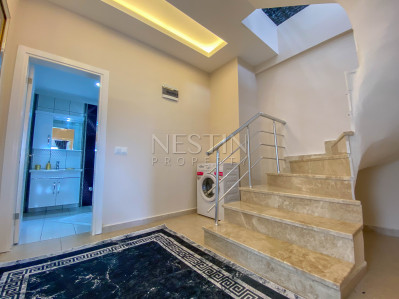 Квартира садовый дуплекс 3+1 в районе Кестель в 150 м от моря фото 4