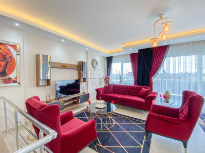 Квартира садовый дуплекс 3+1 в районе Кестель в 150 м от моря фото 7