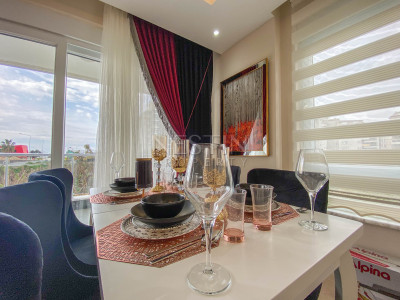 Квартира садовый дуплекс 3+1 в районе Кестель в 150 м от моря фото 12