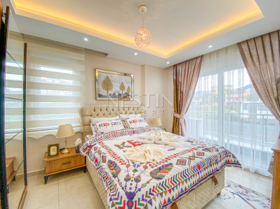 Квартира садовый дуплекс 3+1 в районе Кестель в 150 м от моря фото 14