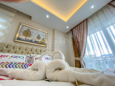 Квартира садовый дуплекс 3+1 в районе Кестель в 150 м от моря фото 17